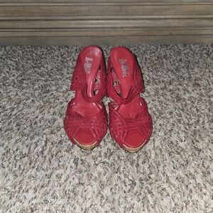 Elegant Red Women's Shoes